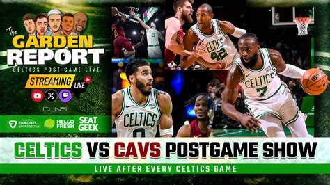 LIVE: Celtics vs Cavs Game 2 Postgame Show .